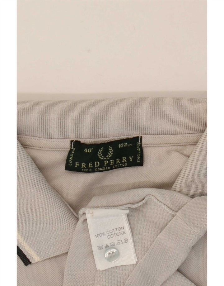 Fred Perry herre polo shirt lille grå stribet bomuld