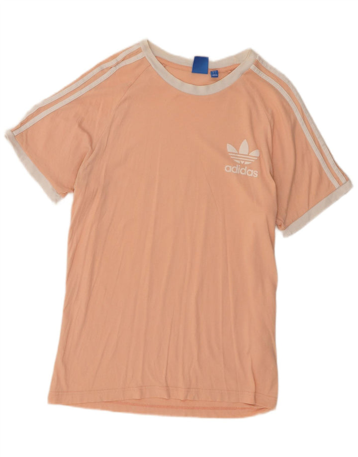 Adidas Herre T-Shirt Top Stor Pink Bomuld