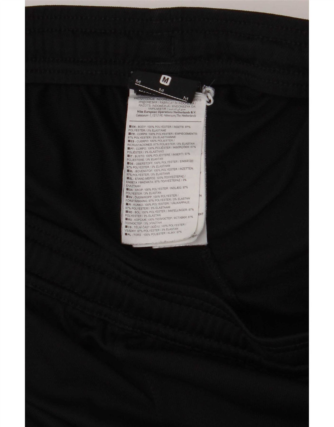 Nike Træningsdragtsbukser til mænd Medium Sort Colourblock Polyester