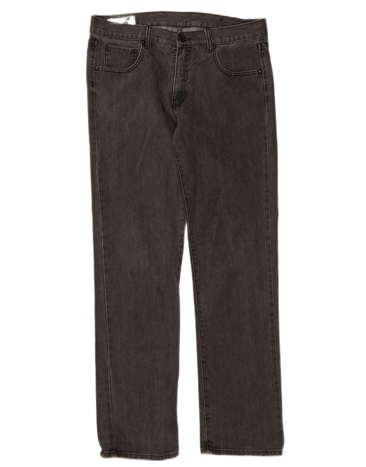 Element Straight Jeans til mænd W34 L33 Grå bomuld