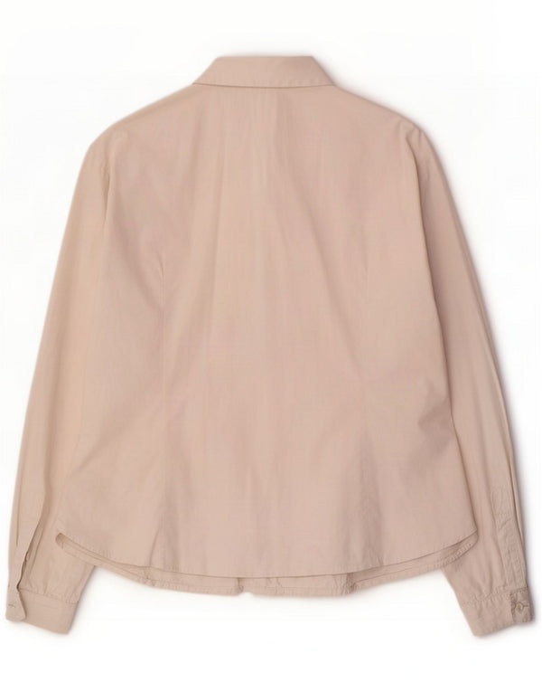 Max Mara Womens Shirt Blouse UK 16 Large White
