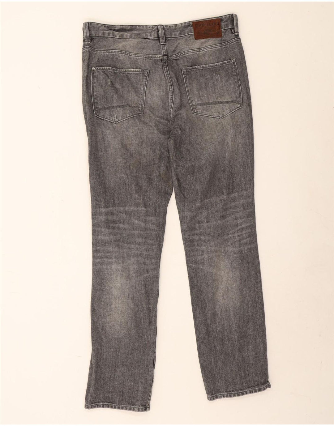 Timberland Herre Thompson Straight Jeans W34 L30 Grå Bomuld