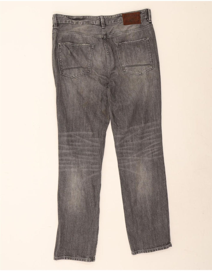 Timberland Herre Thompson Straight Jeans W34 L30 Grå Bomuld