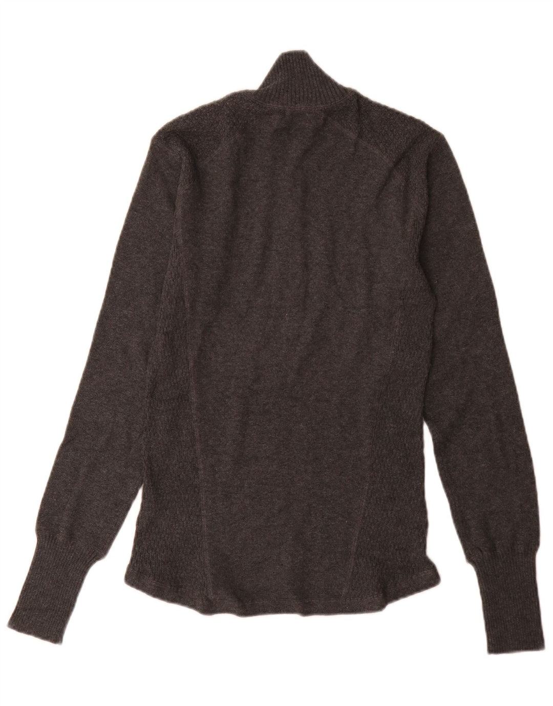 Eddie Bauer Herre lynlås-hals sweater lille grå bomuld