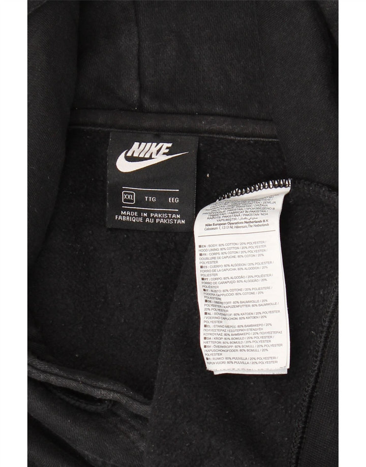 Nike hættetrøje til mænd 2XL sort bomuld