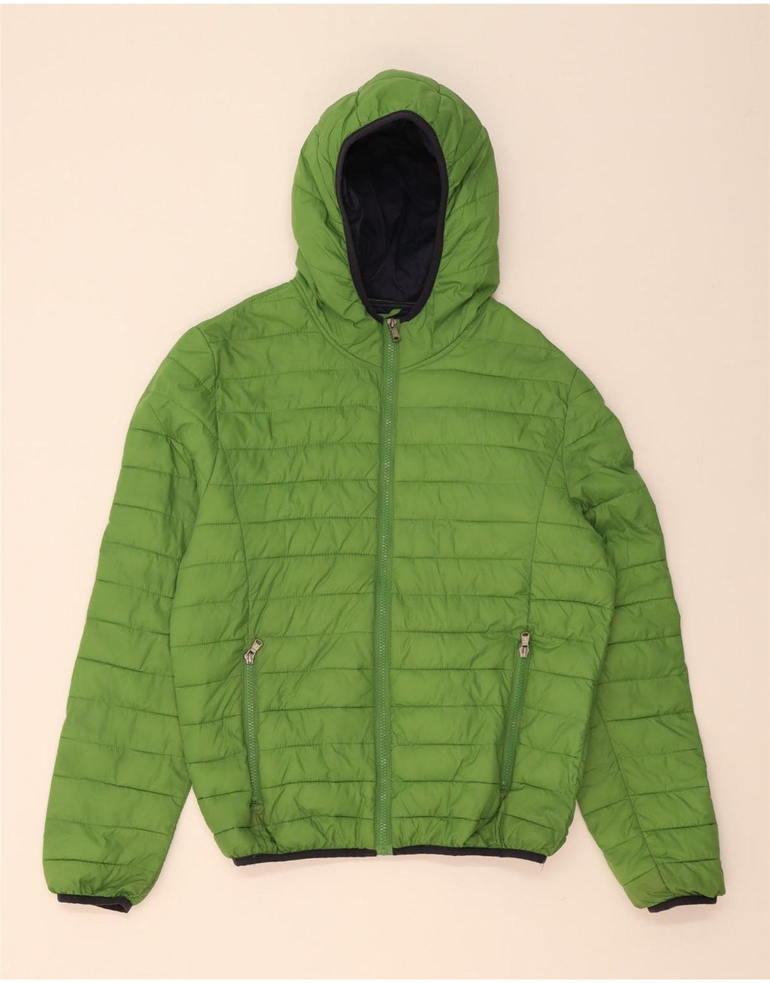 Champion Herre hættepolstret jakke UK 38 Medium Grøn polyamid
