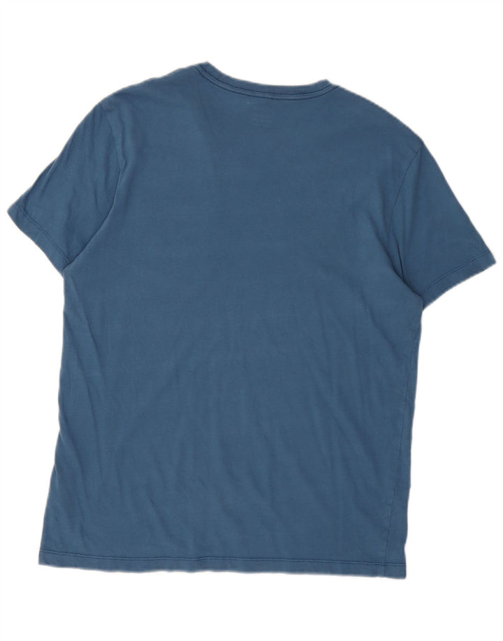 J. CREW Herre Slim Fit T-Shirt Top Medium Blå Bomuld