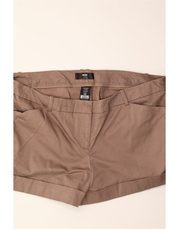 MOSSIMO Womens Casual Shorts US 18 XL W40  Brown Cotton Vintage Mossimo and Second-Hand Mossimo from Messina Hembry 