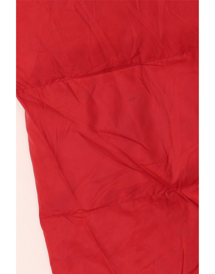 Eddie Bauer Dame Polstret Jakke UK 16 Large Rød Polyester