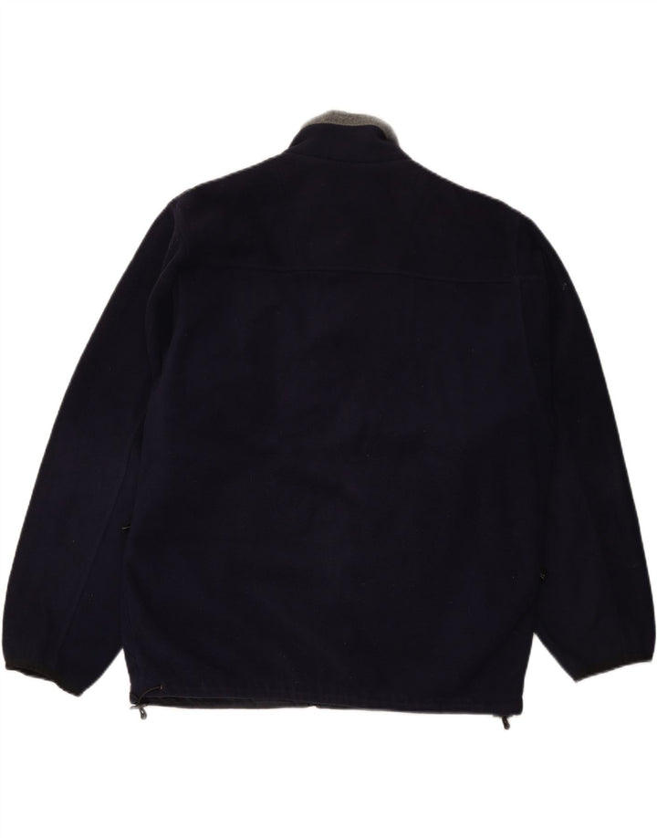 SCHOTT Fleecejakke til mænd UK 40 Stor marineblå polyester