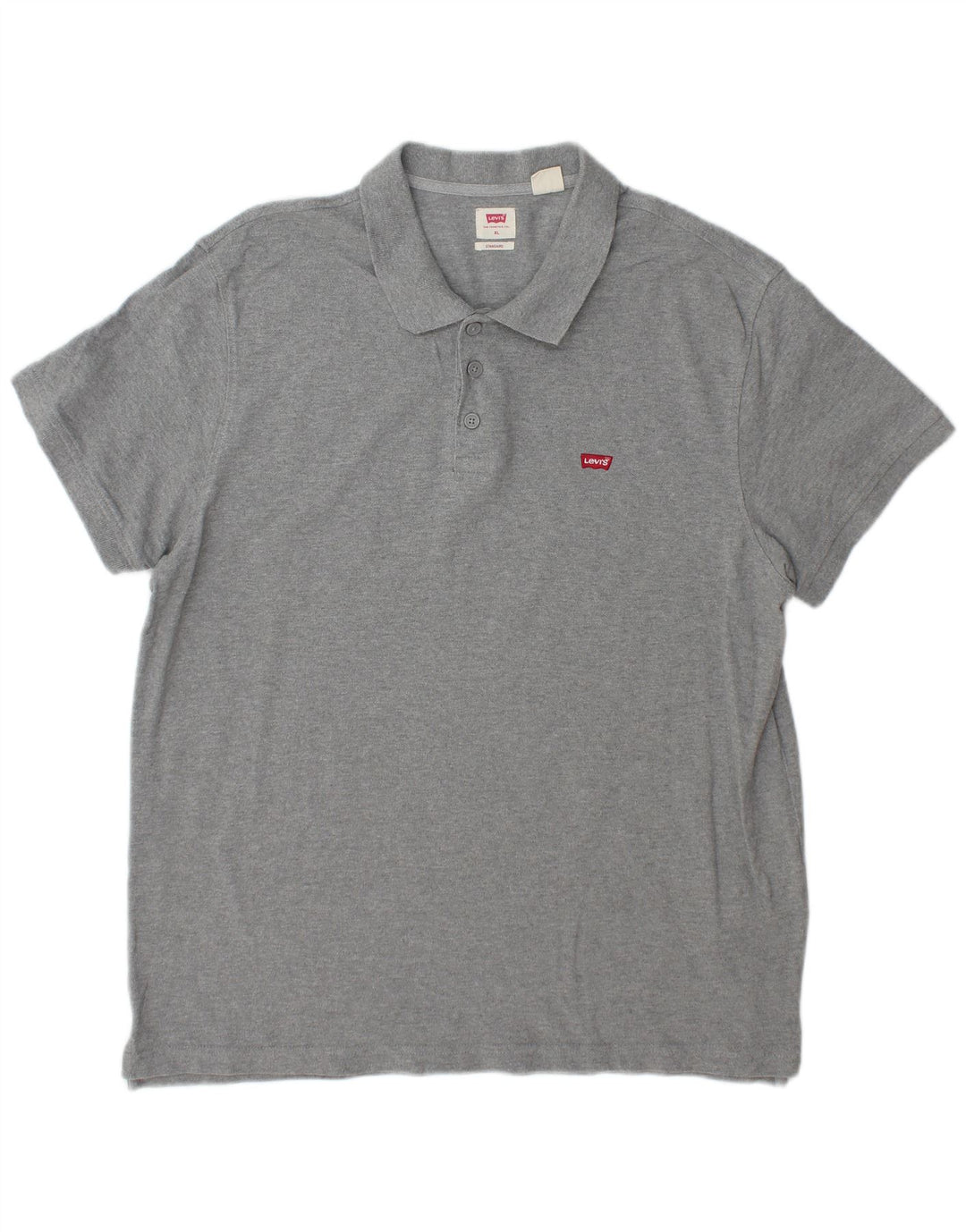 Levi's Herre Standard Polo Shirt XL Grå Bomuld