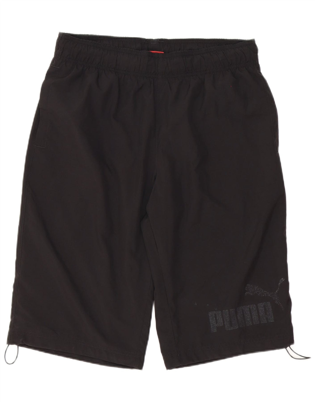 Puma Herre grafiske sportsshorts store sorte polyester