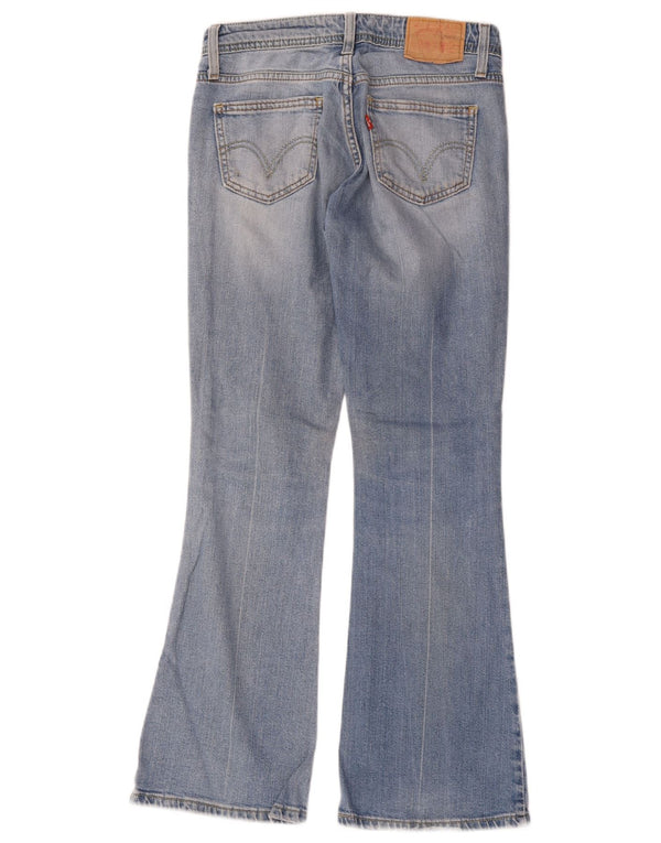 Levi's Dame 518 Super Low Bootcut Jeans US 1 XS W28 L29 Blå Bomuld