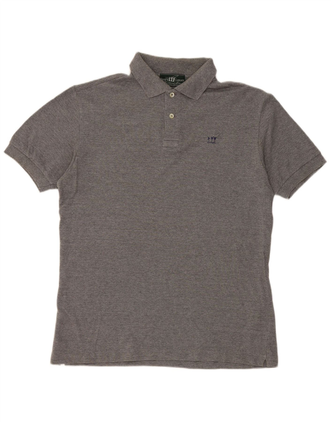 Henry Cottons herre poloshirt lille grå bomuld