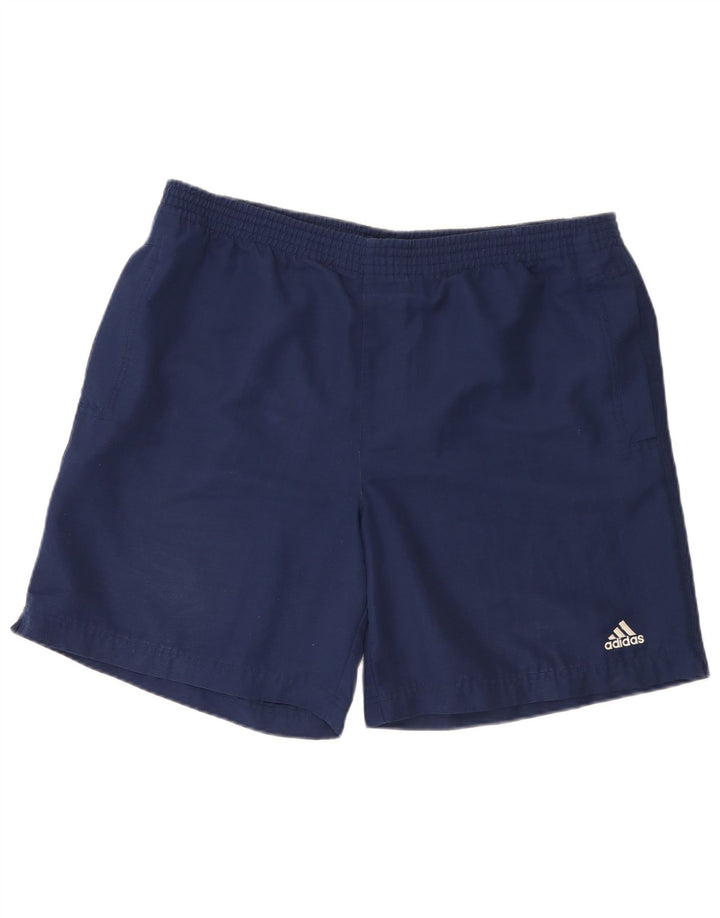 Adidas Sportsshorts til mænd store marineblå polyester