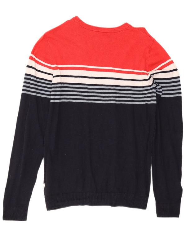 Jack & Jones drenge sweater med rund hals 13-14 år marineblå stribet