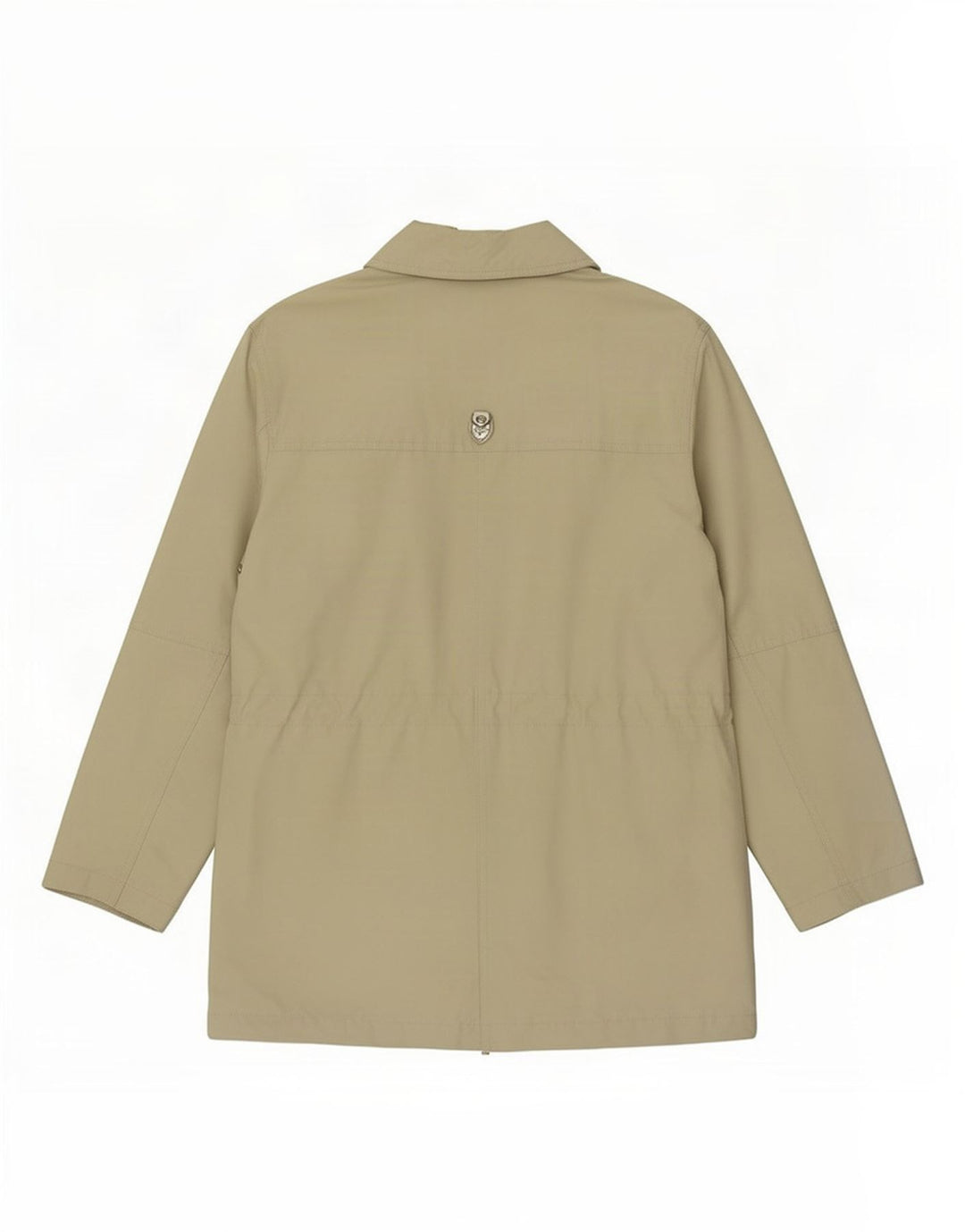 Piero Guidi Kvinder Utility Jacket UK 12 Medium Beige Nylon