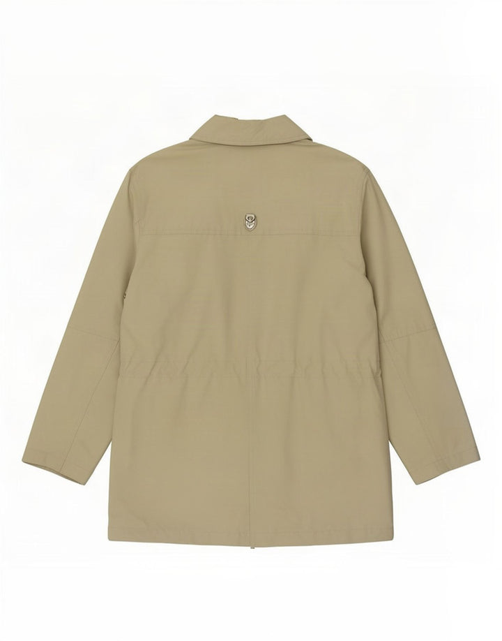 Piero Guidi Kvinder Utility Jacket UK 12 Medium Beige Nylon