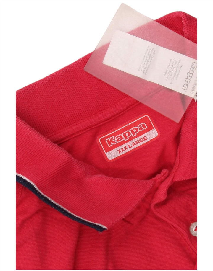 Kappa herre poloshirt 3XL Pink bomuld