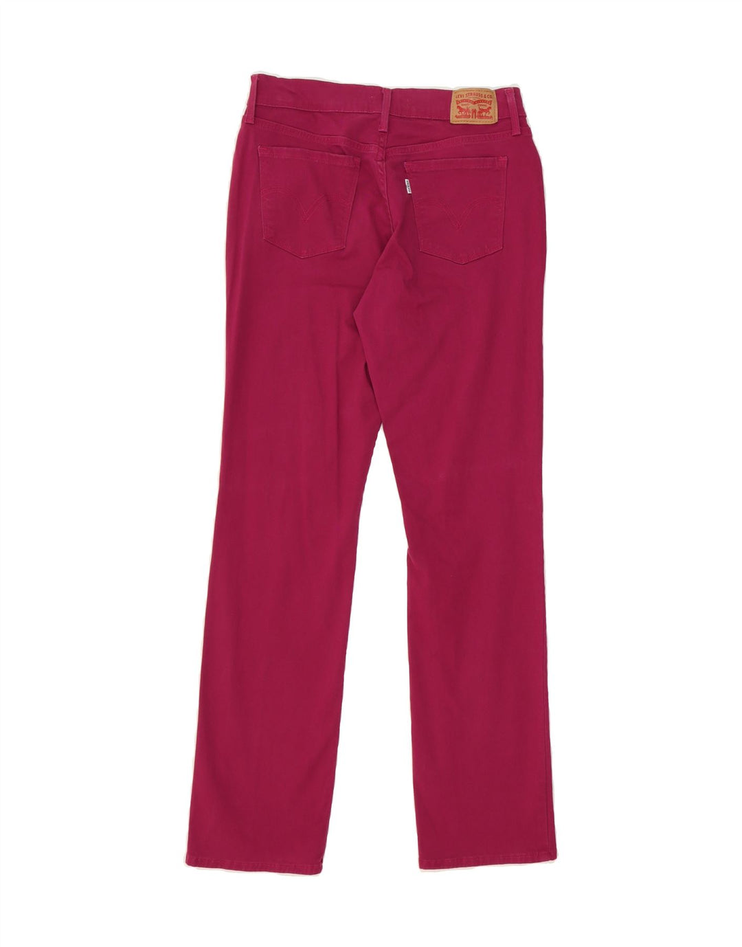 LEVI'S Womens 505 Straight Jeans US 4 Small W30 L31 Pink Cotton Vintage Levi's and Second-Hand Levi's from Messina Hembry 