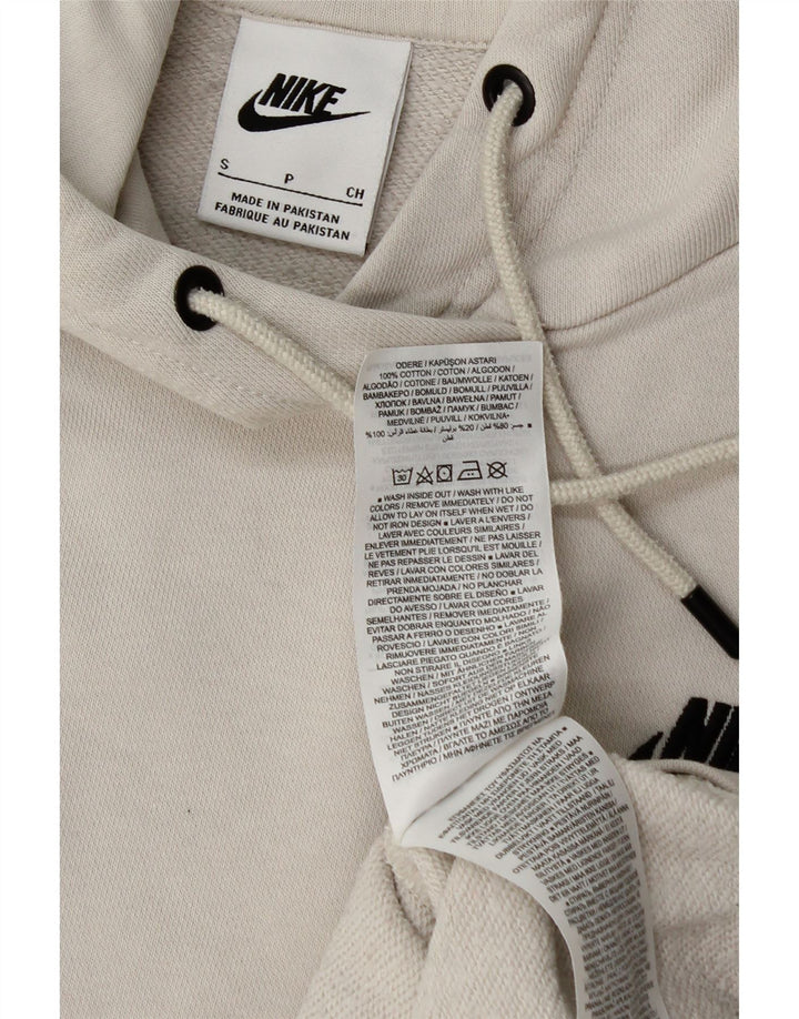 Nike hættetrøje til mænd, lille hvid bomuld