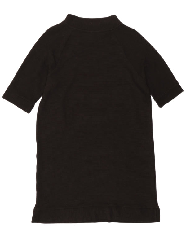 French Connection Womens Basic Dress UK 12 Medium Black Viscose