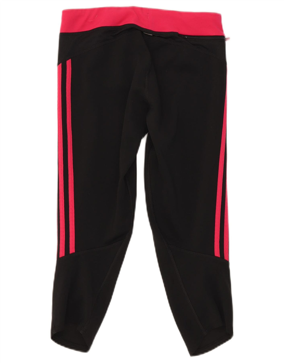 Adidas Dame Capri Leggings UK 12 Medium Sort Colourblock Polyester