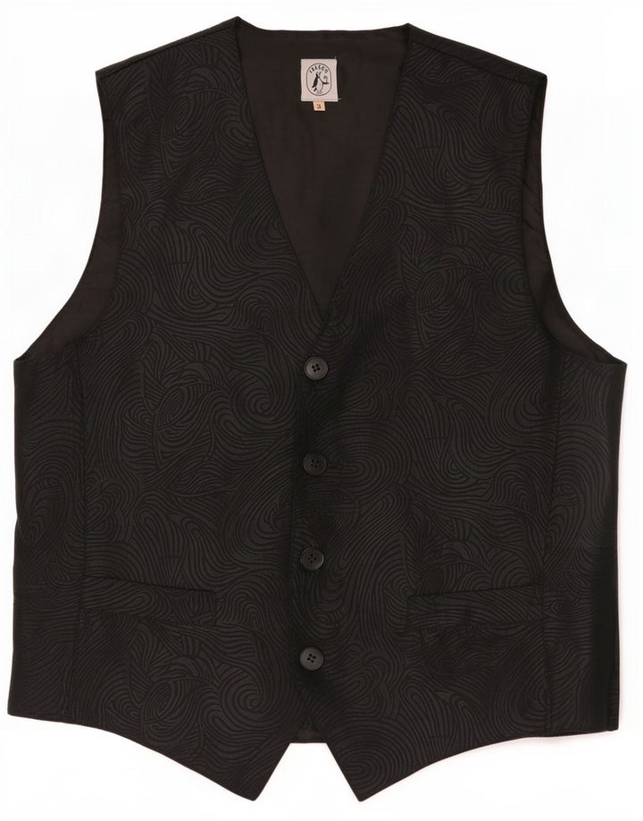 Isacco veste til mænd Large Black Polyester