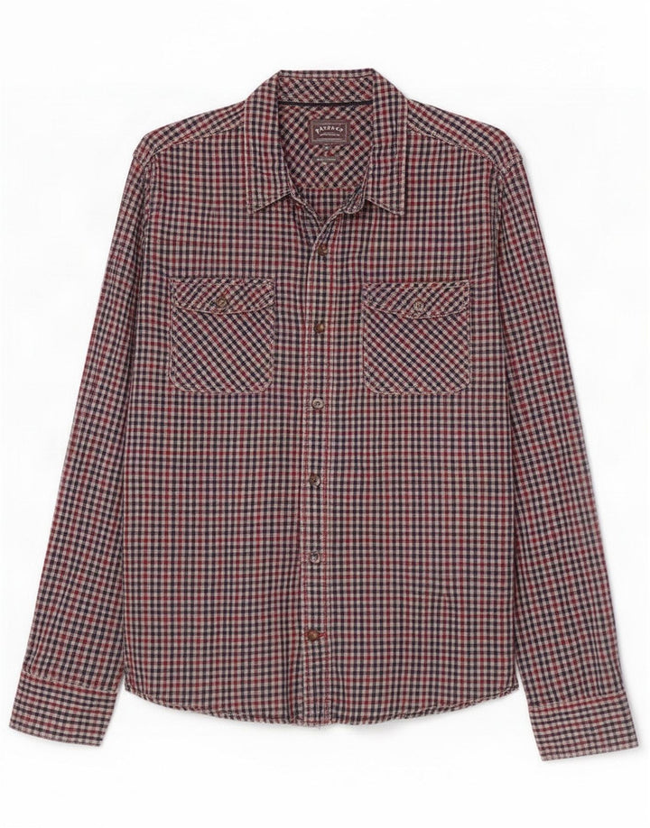 Fat Face Herre Slim Fit-skjorte Stor flerfarvet Gingham Cotton