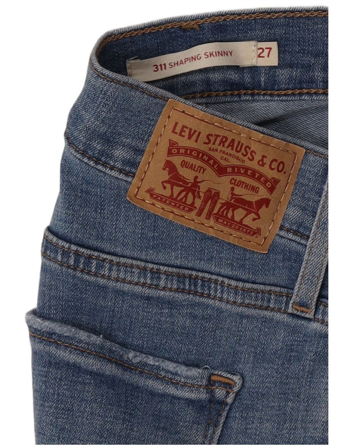 Levi's Womens 311 Shaping Skinny Jeans W27 L32 Blå