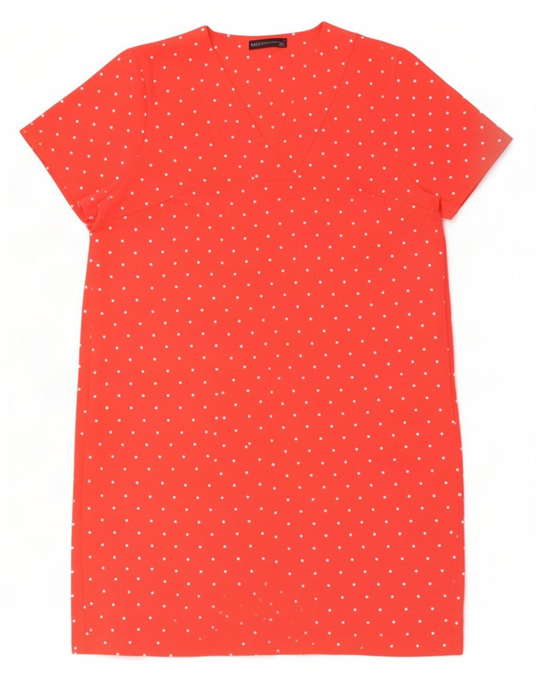 Marks & Spencer Womens Shift Dress UK 18 XL Pink Polka Dot Polyester