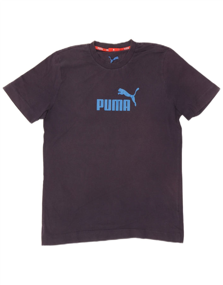 PUMA Grafisk T-shirt til mænd, stor marineblå