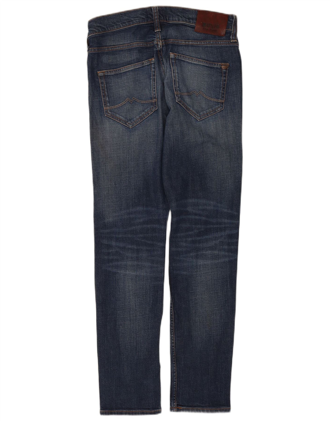 Mustang Dame Slim Jeans W29 L32 Blå Bomuld