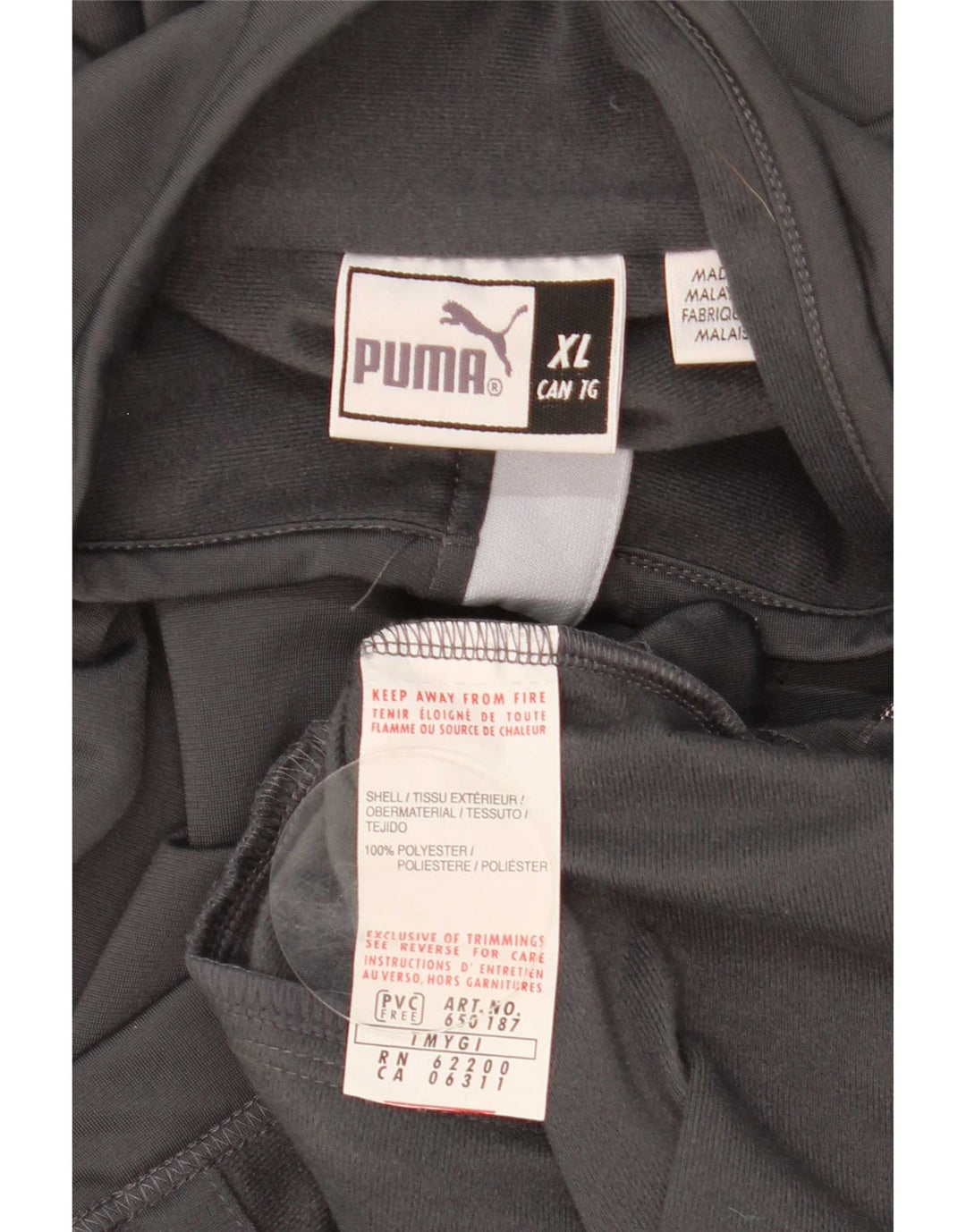 Puma Træningsdragt til mænd Topjakke XL Grå Colourblock Polyester