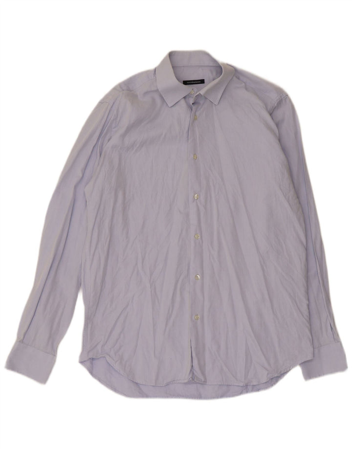 Roccobarocco Herreskjorte Str. 40 15 3/4 Medium Blå Bomuld