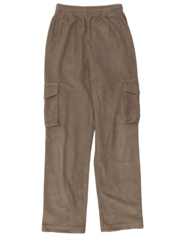 Diadora Dame Cargo træningsdragt Bukser UK 6 XS Brun Polyester