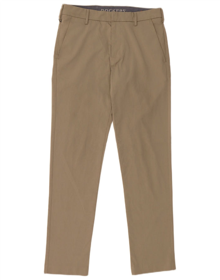 Dockers Herre Slim Chino Bukser W29 L32 Beige Polyester