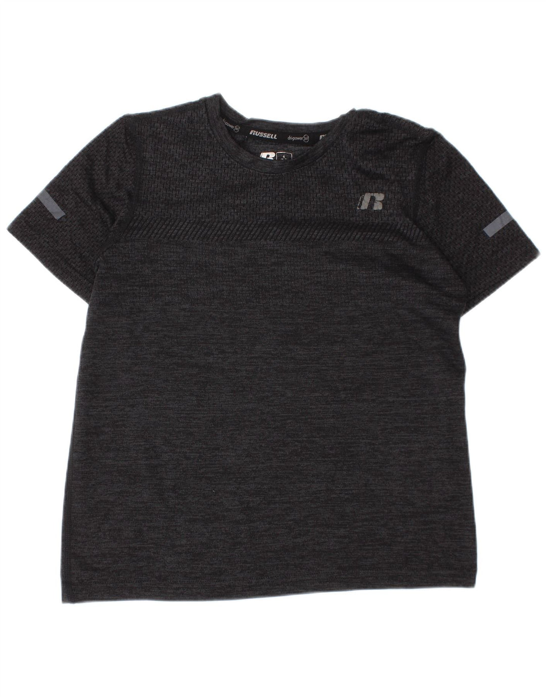 Russell Athletic Boys T-Shirt Top 6-7 år Small Grey Flecked