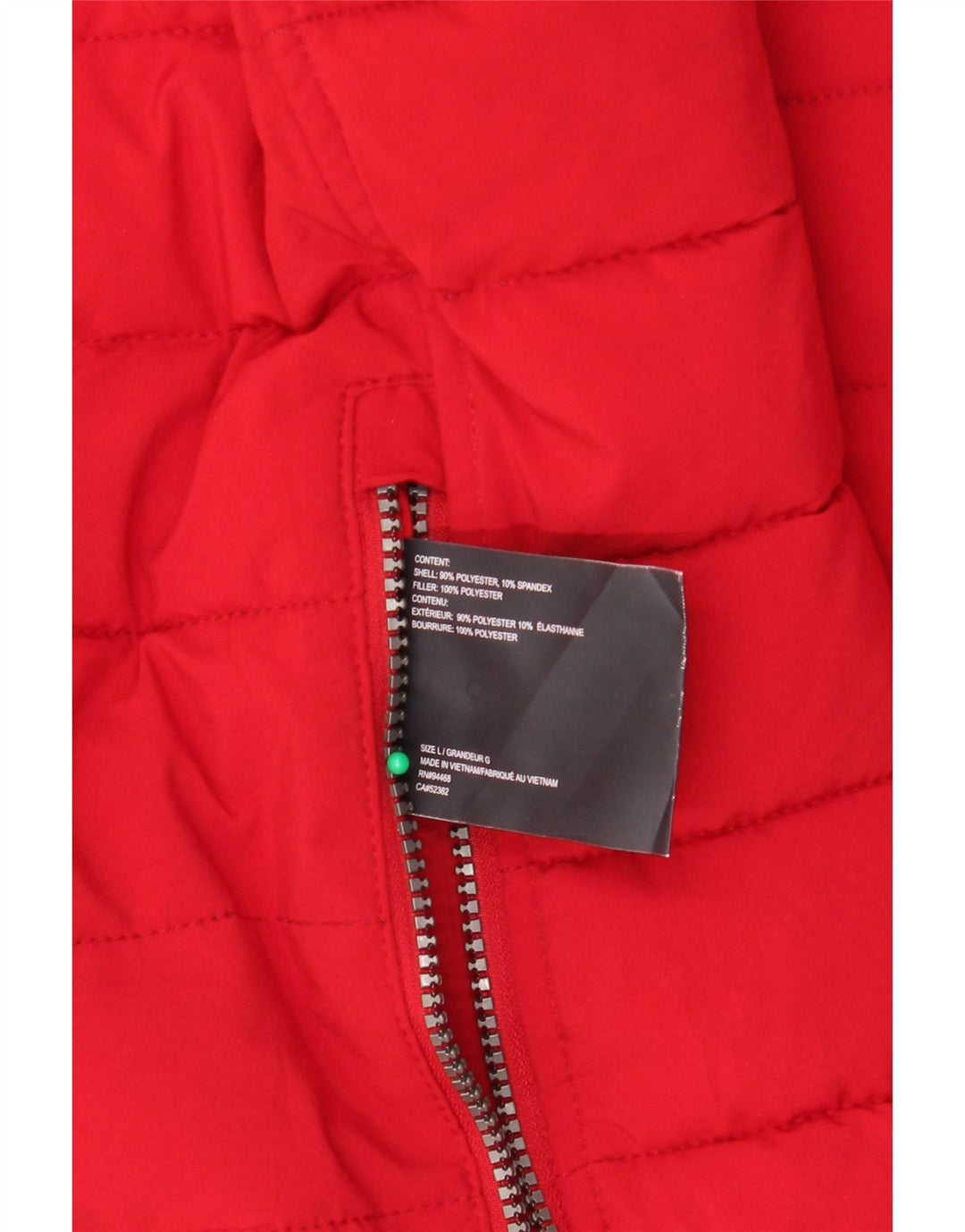 NAUTICA Herre vendbar polstret jakke UK 40 Stor sort Camouflage