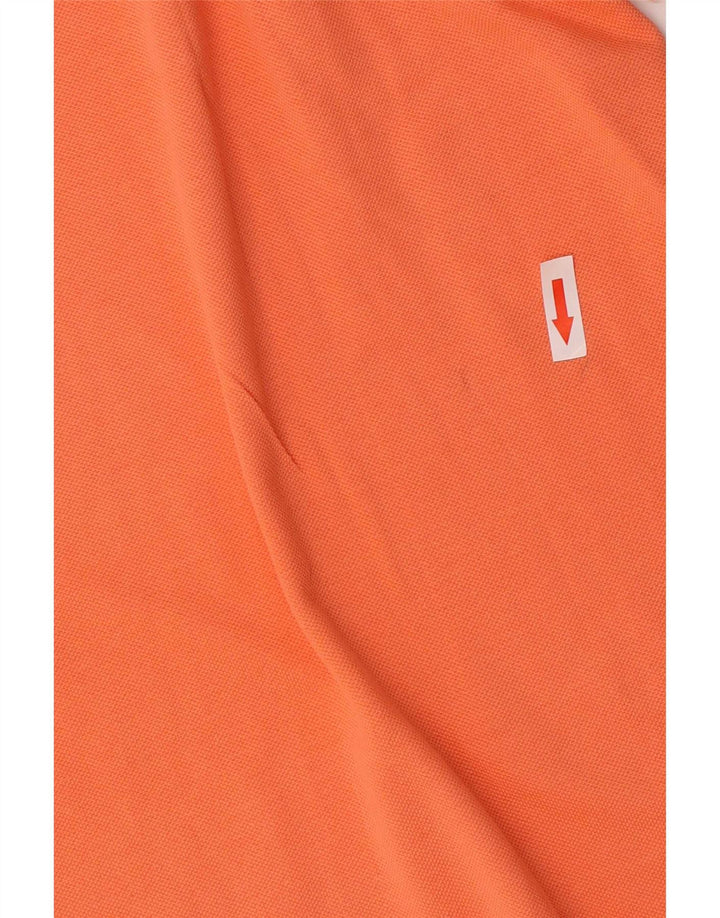 Sergio Tacchini herre poloshirt XL orange bomuld