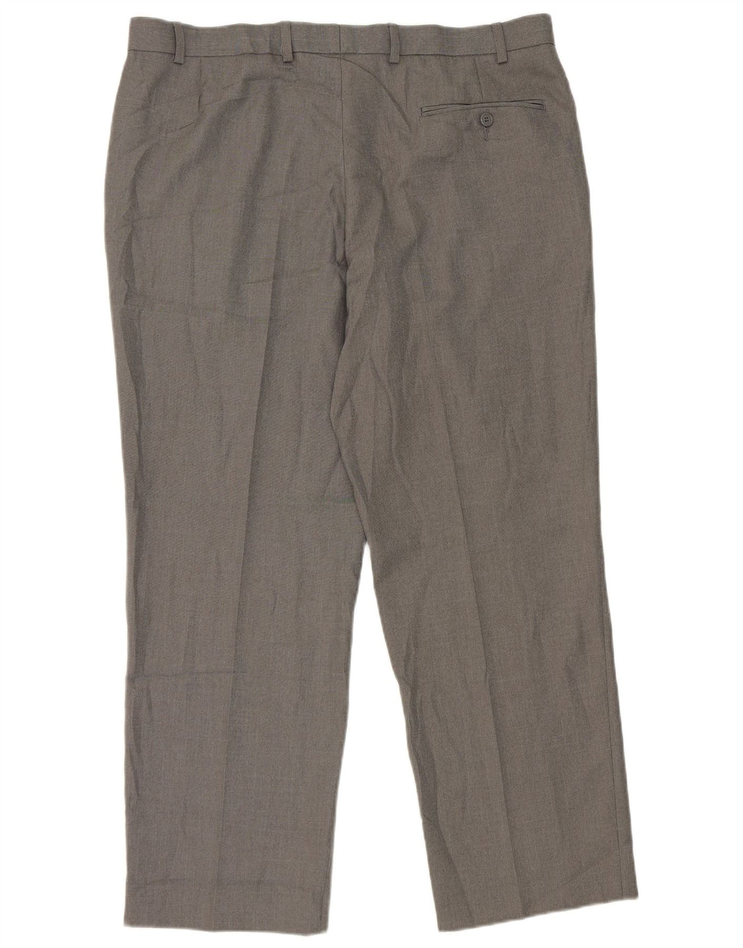 Marks & Spencer Straight Suit Bukser til mænd W38 L29 Grå polyester