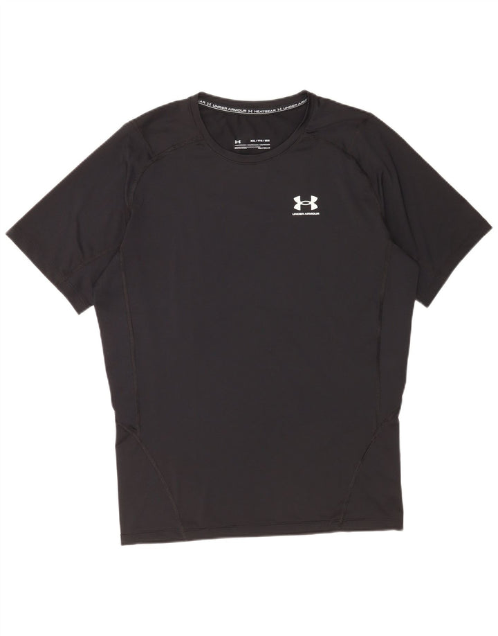 Under Armour Herre Compression T-Shirt Top 2XL Sort Polyester