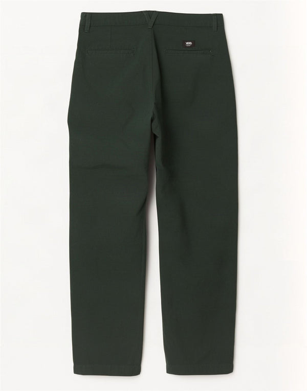 Vans Herre Relaxed Tapered Chino Bukser W32 L30 Grøn Bomuld