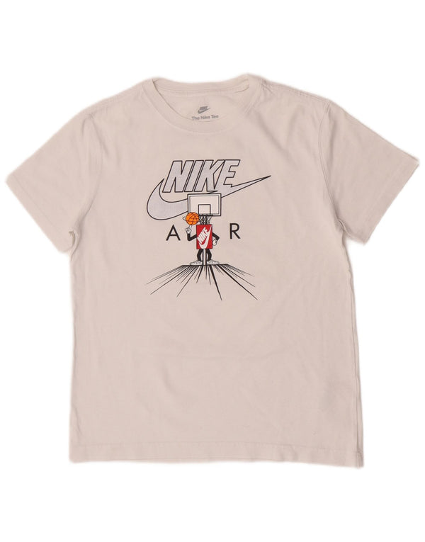Nike drenge Loose Fit grafisk T-shirt top 12-13 år stor hvid bomuld
