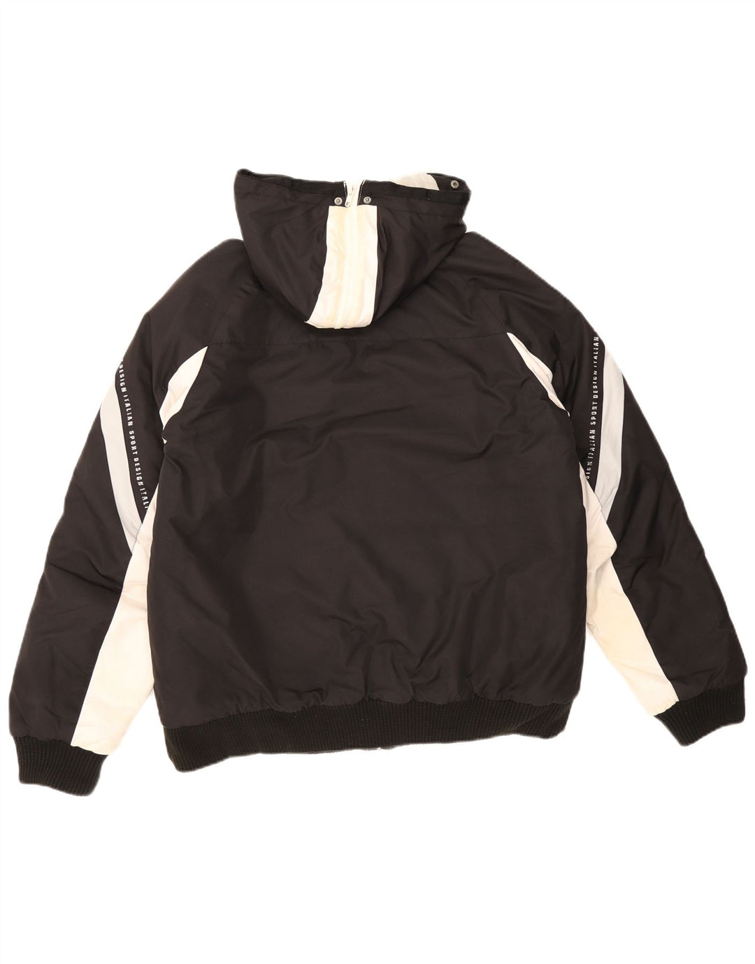 Lotto Herre hættepolstret jakke UK 40 Large Black Colourblock Polyester