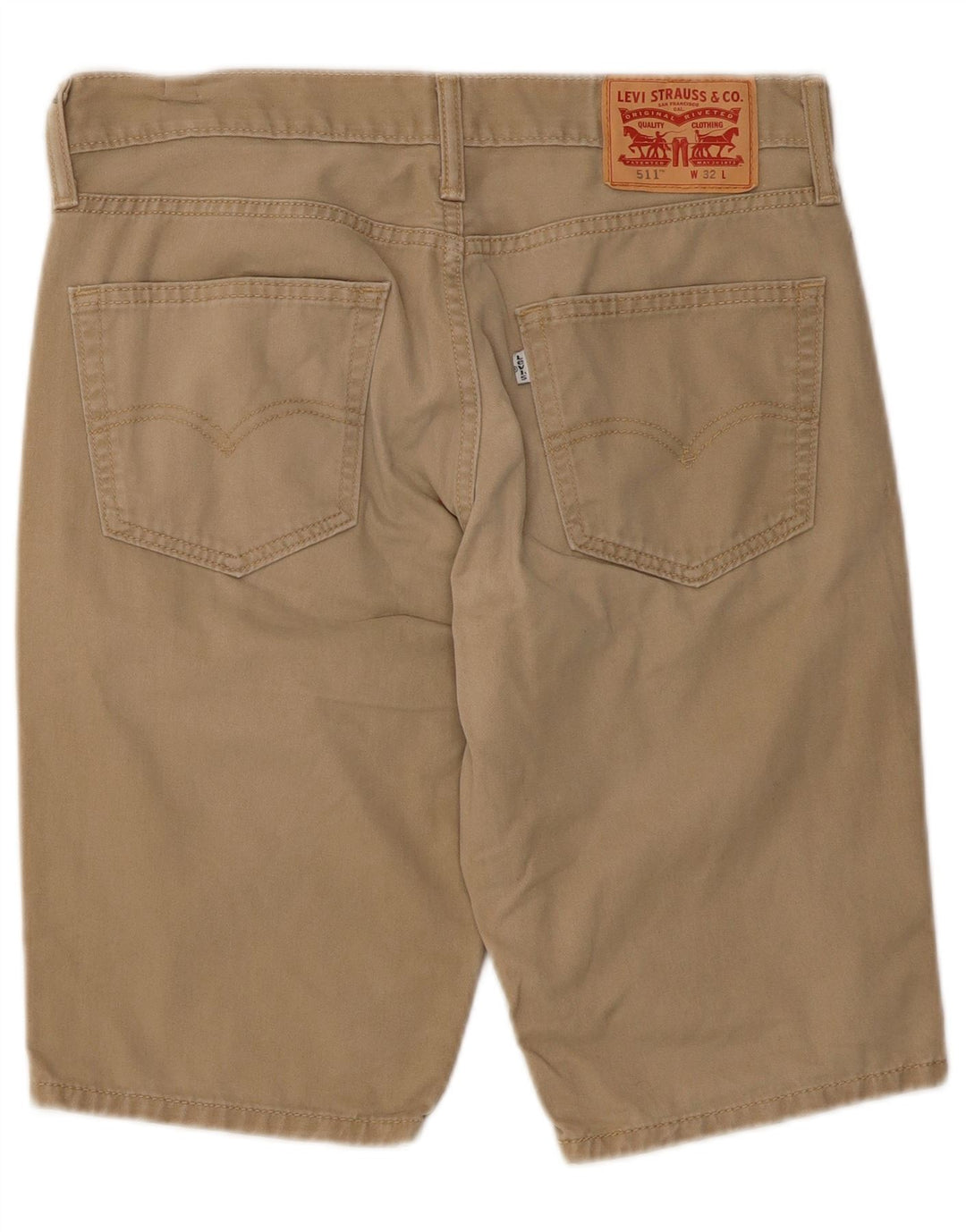 Levi's Herre 511 Casual Shorts W32 Medium Beige Bomuld