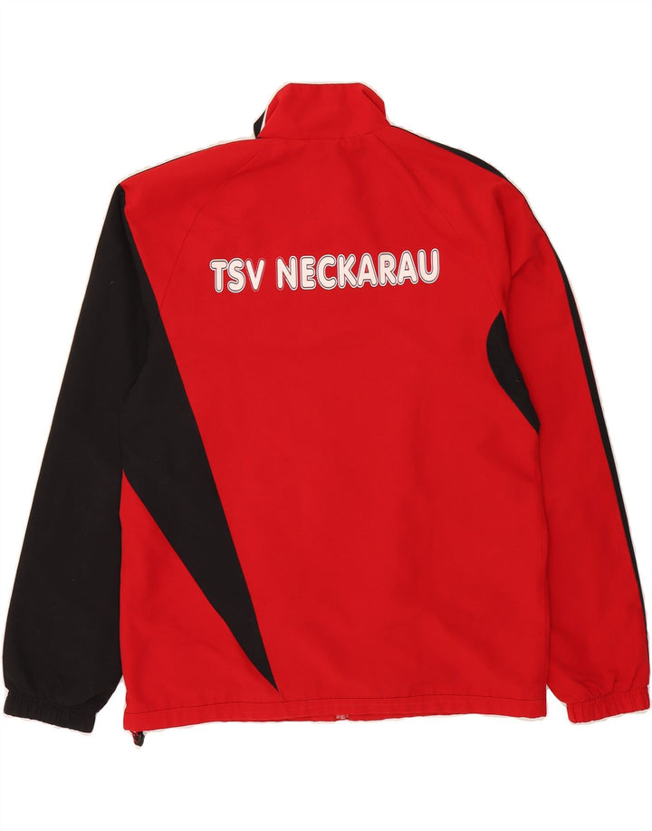 ADIDAS Mens Graphic Tracksuit Top Jacket UK 36/38 Small Red Colourblock Vintage Adidas and Second-Hand Adidas from Messina Hembry 