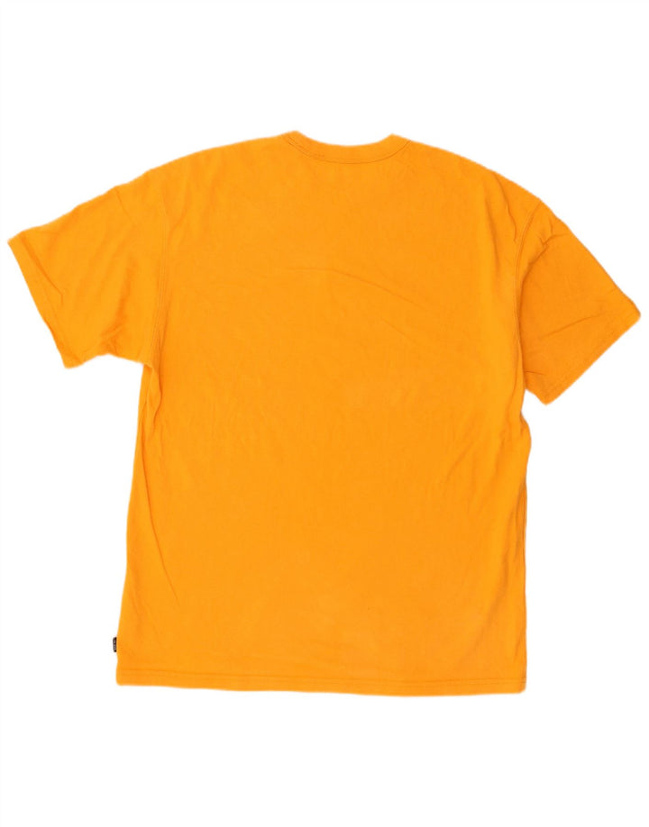 Nike Herre Loose Fit T-shirt Top Medium Orange Bomuld