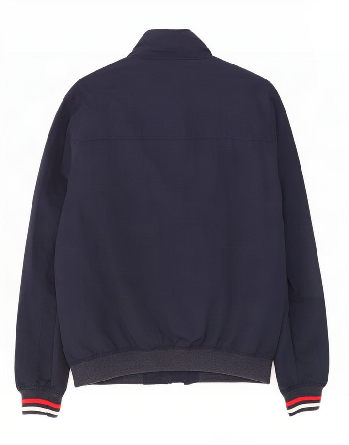 Tommy Hilfiger Herre Bomber Jacket UK 44 2XL Navy Blue Polyamide