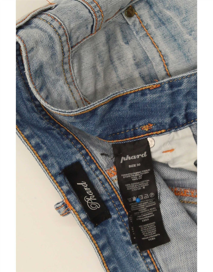 Phard Herre Denim Shorts Medium W30 Blå Bomuld
